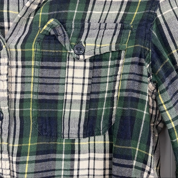 DENIM & SUPPLY RALPH LAUREN Green Plaid Button Down Shirt - Picture 2 of 4